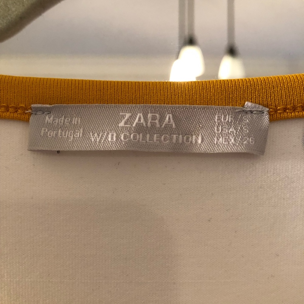 ZARA high neck polka dot tank top small sleeveless - Picture 4 of 5